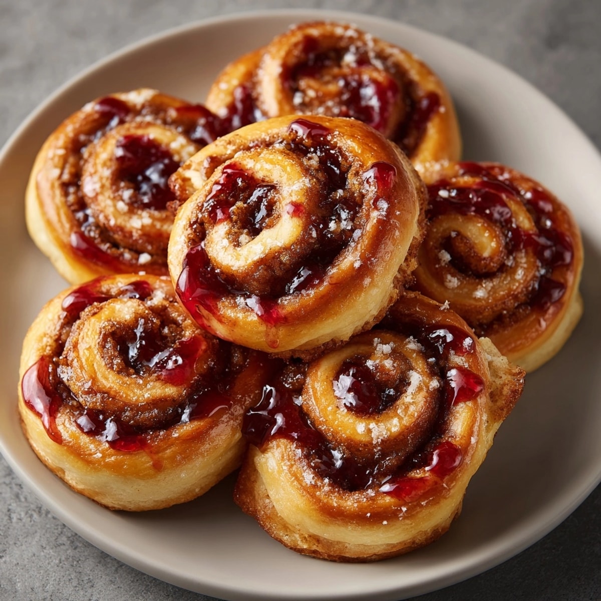 Eerily delicious Halloween Cinnamon Roll "Intestines," doughy and cinnamon-y, drizzled with a bloody, sweet glaze.