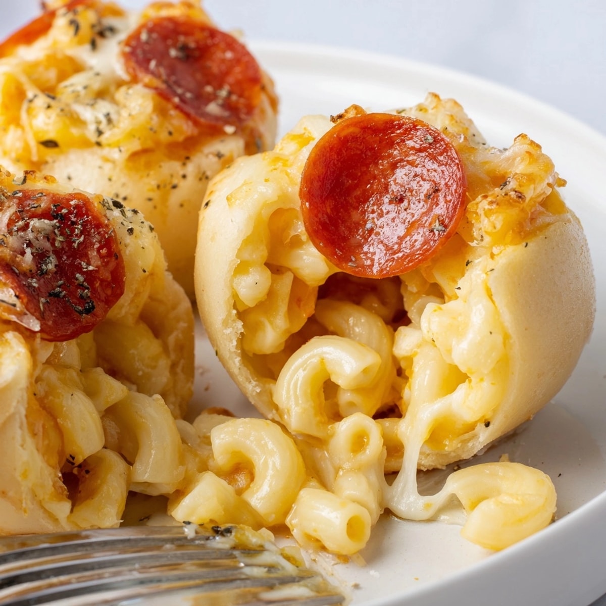 Imagine biting into warm, cheesy Pepperoni Mac Bombs, a delightful party appetizer.