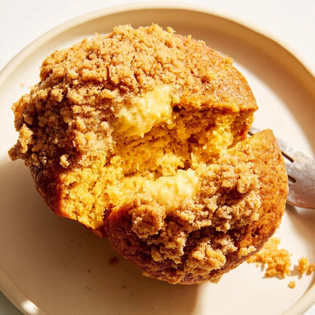 Deliciously moist Buttery Pumpkin Cornflake Muffins, ideal for autumn snacking or breakfast.
