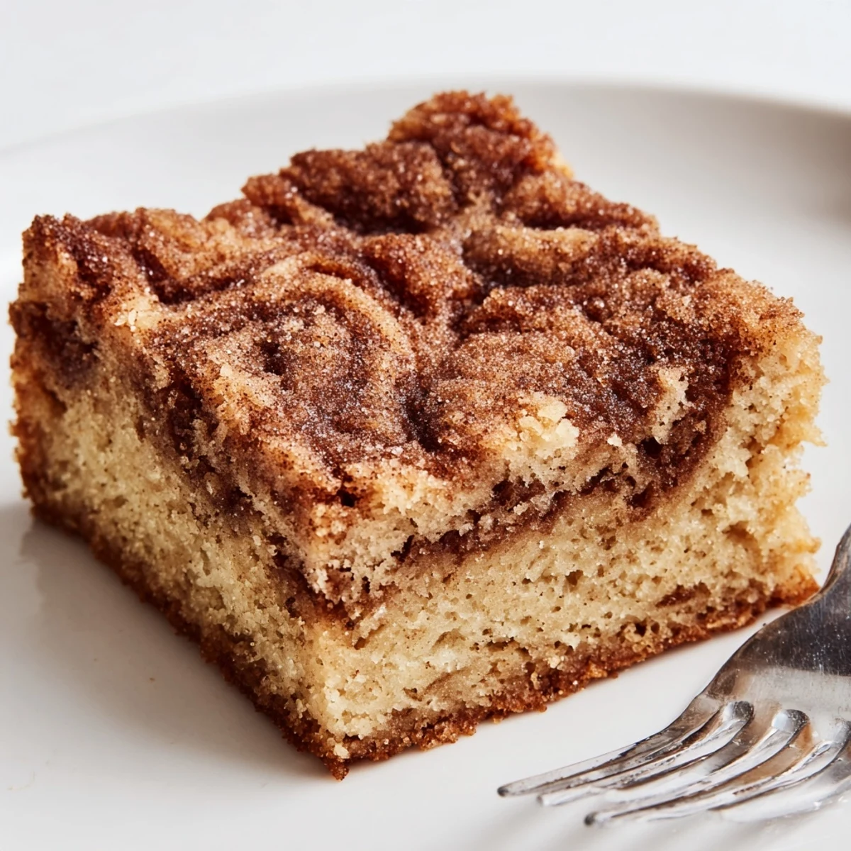 Decadent Cinnamon Sugar Apple Butter Blondies served fresh from the oven, perfect for dessert.