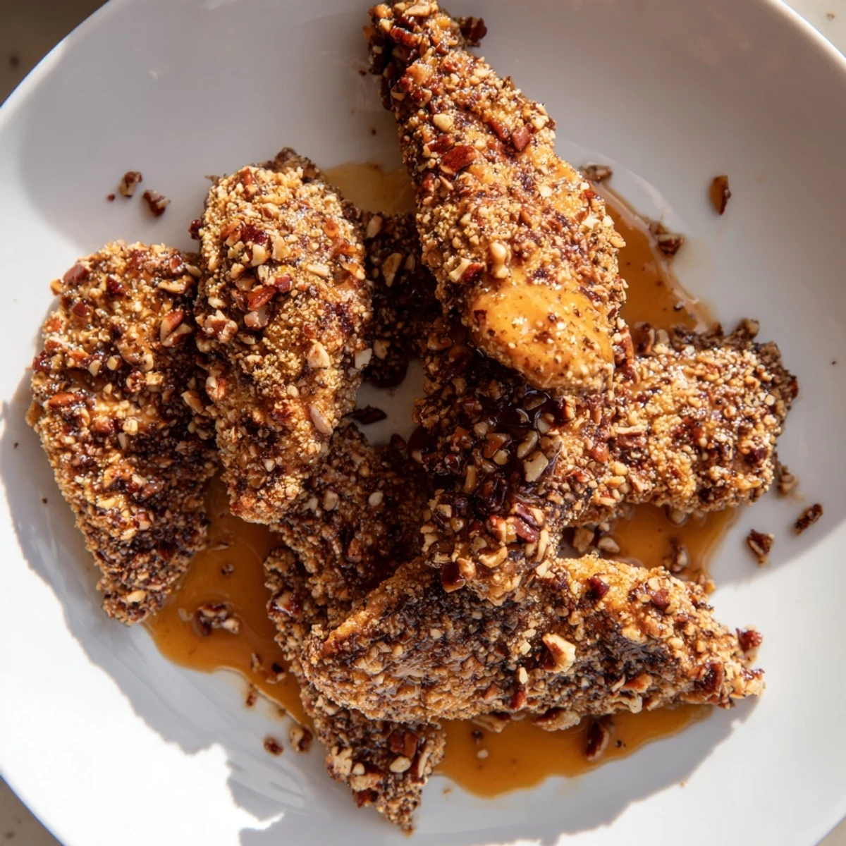 Imagine savory, flavorful Pecan-Crusted Maple Dijon Chicken Bites, perfect with the tangy maple Dijon glaze.