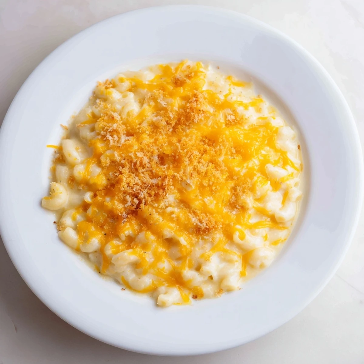 Creamy homemade Mac & Cheese with Evaporated Milk, baked until golden and bubbling with cheesy goodness.