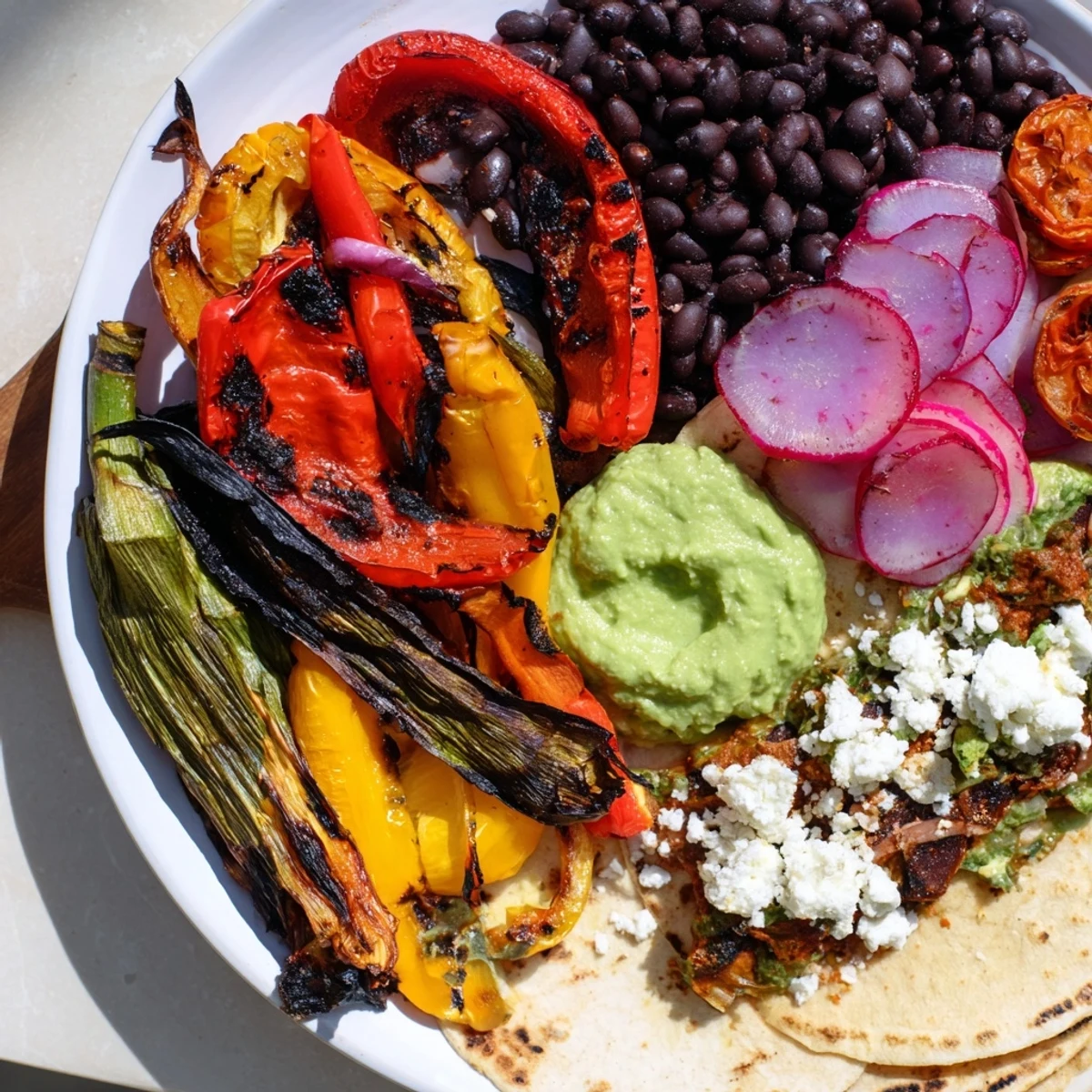 Desert Bloom Cactus Taco Board