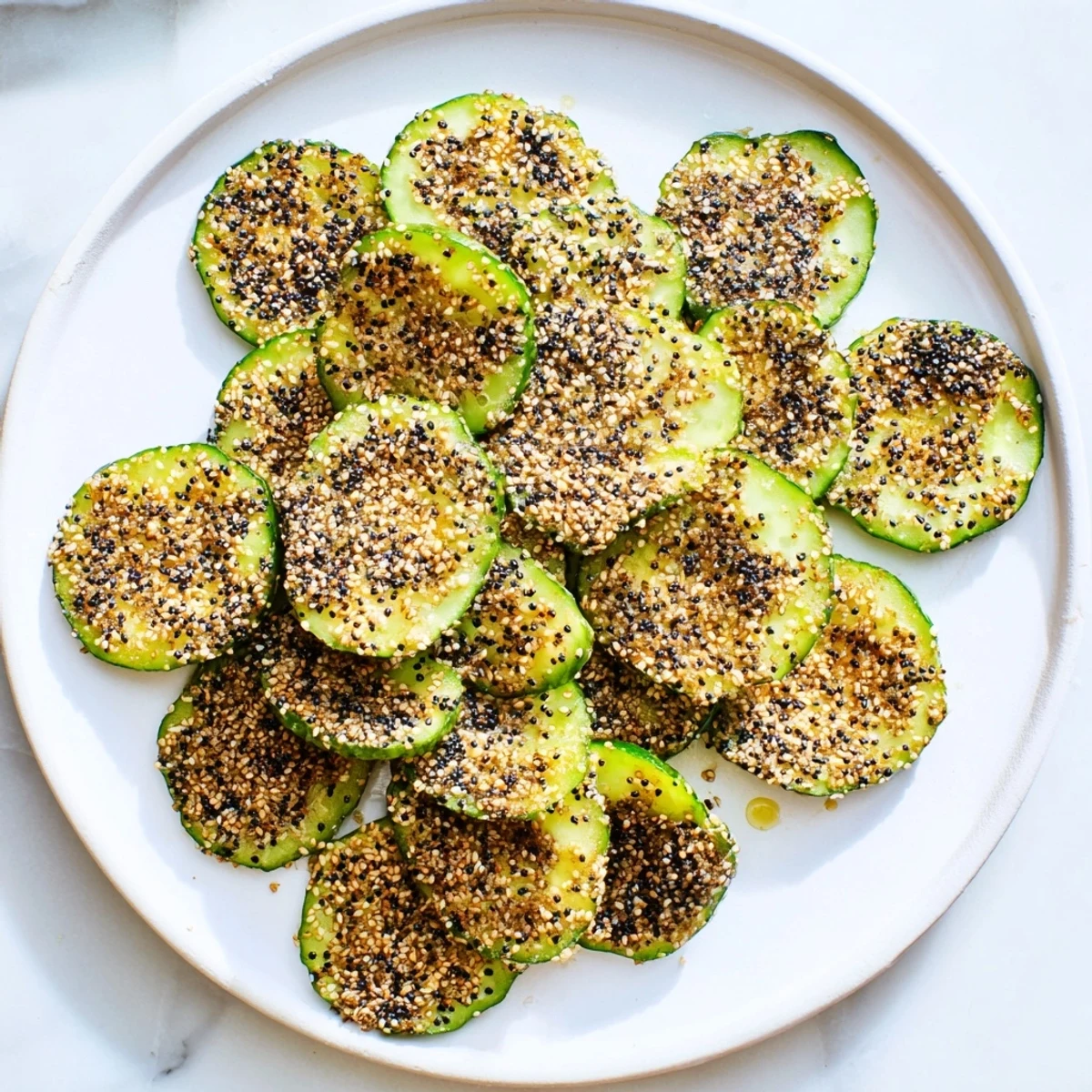 Cucumber Shaker with Bagel
