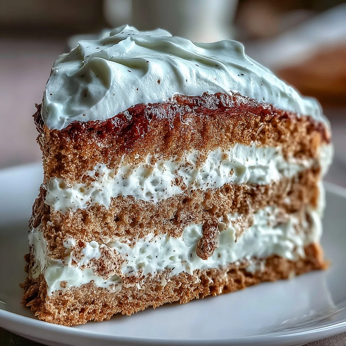 A close-up of Fluffy Hojicha Cake slices, showing the light brown genoise sponge layers and creamy, caramel-hued hojicha filling.