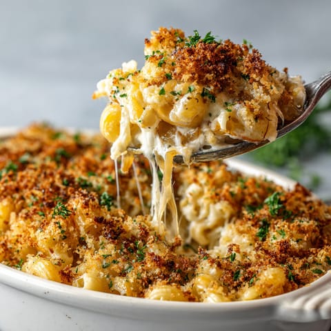 A close up of a bowl of macaroni and cheese.
