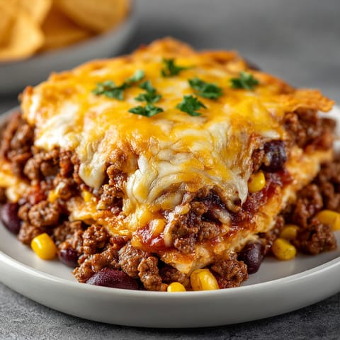 A plate of food with a slice of chicken and cheese.
