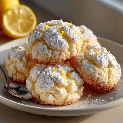 A plate of cookies with lemon and orange flavors.