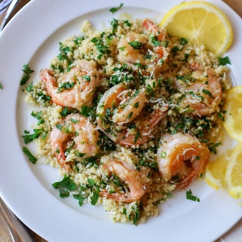 Shrimp Parmesan Couscous Herbs