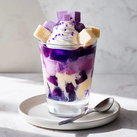 Ube Milk Jelly Trifles