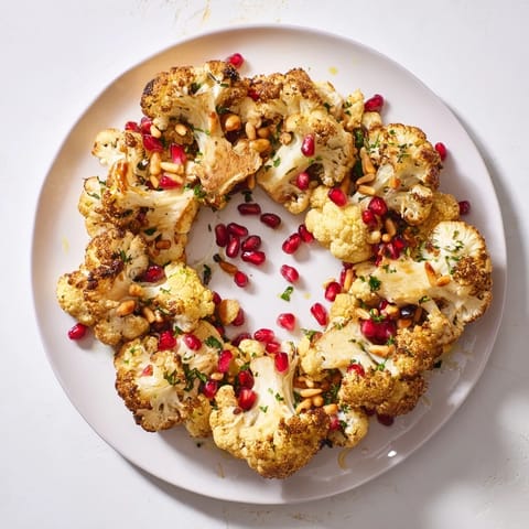 Roasted Garlic Herb Cauliflower