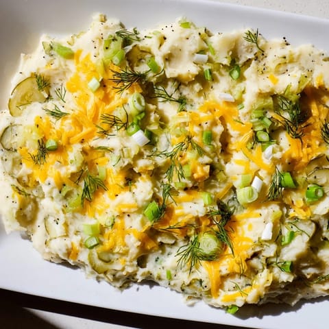 Dill Pickle Mashed Potatoes