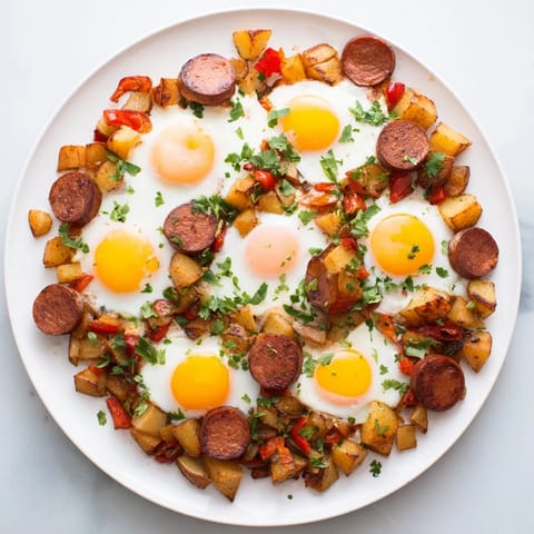 Egg Potato Hash Hot Dogs