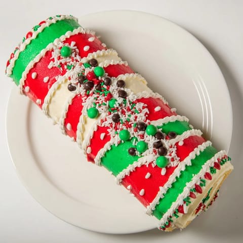 Ugly Sweater Cake Roll