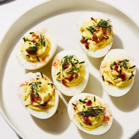 Loaded Eggs with Paprika Dill