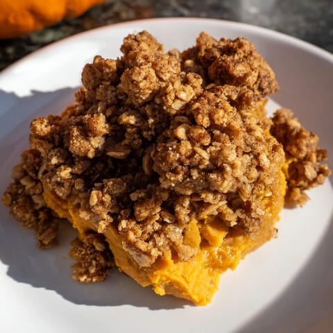 Pumpkin Crisp Fall Dessert