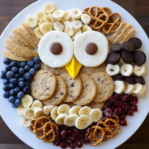 Owl Hooting Dessert Board