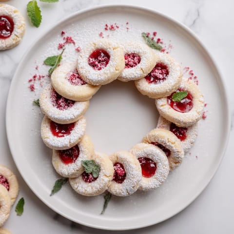Sweet Raspberry Wreath Platter