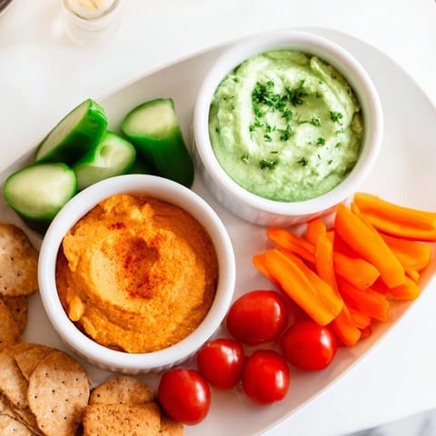 Festive Red and Green Dip