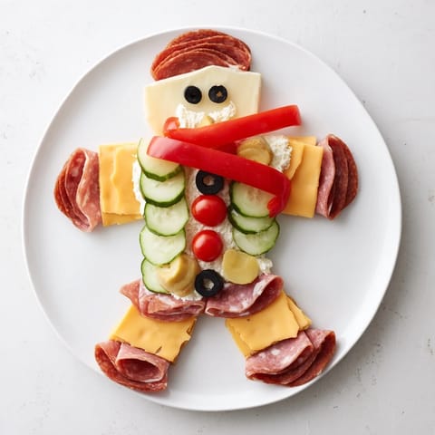Gingerbread Man Savory Charcuterie