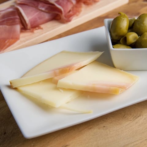 Minimalism cheese charcuterie olives