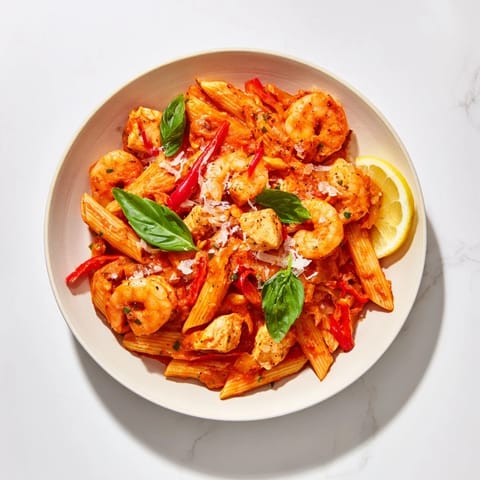 One-Pot Diavola Pasta Shrimp