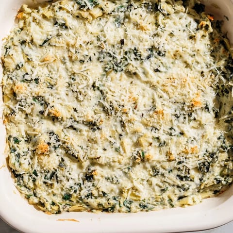Cheesy Spinach Artichoke