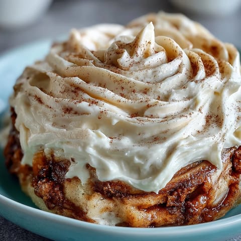 High-Protein Cinnamon Roll Mug Cake