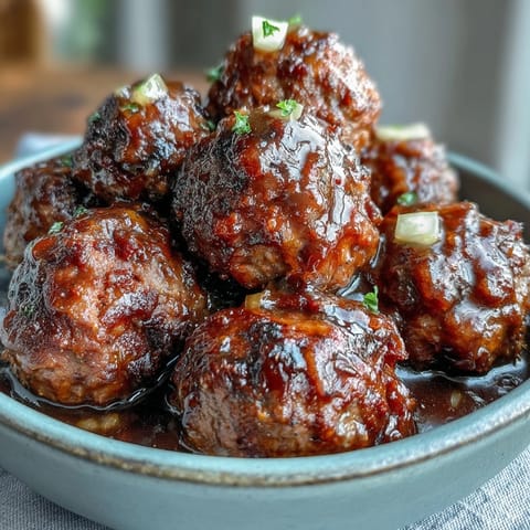 Hearty Crockpot Mississippi Meatballs with tender beef in a rusty au jus and ranch sauce. Finished with bright sliced pepperoncini peppers for a zesty kick. 