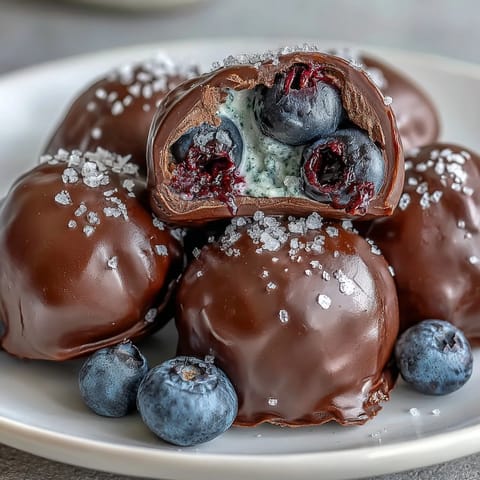Wholesome Frozen Blueberry Yogurt Clusters