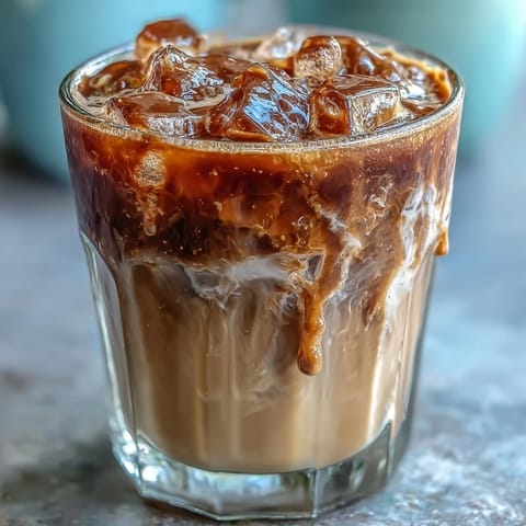 Homemade brown sugar oat milk shaken espresso, icy, frothy, and perfectly sweet.