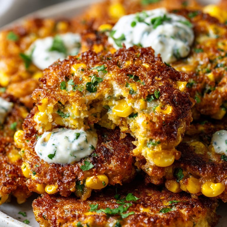 A plate of food with a white sauce on top.