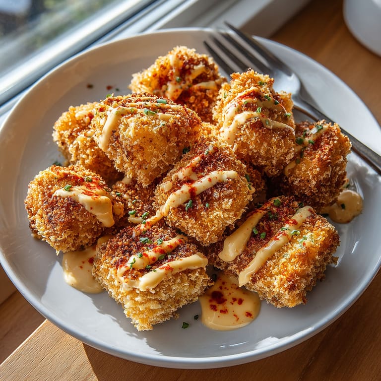 A plate of food with a fork and knife on it.