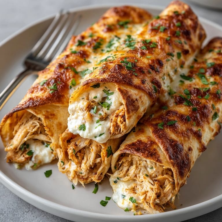 Homemade baked Cream Cheese Chicken Taquitos recipe, a quick, kid-friendly Mexican-inspired meal.