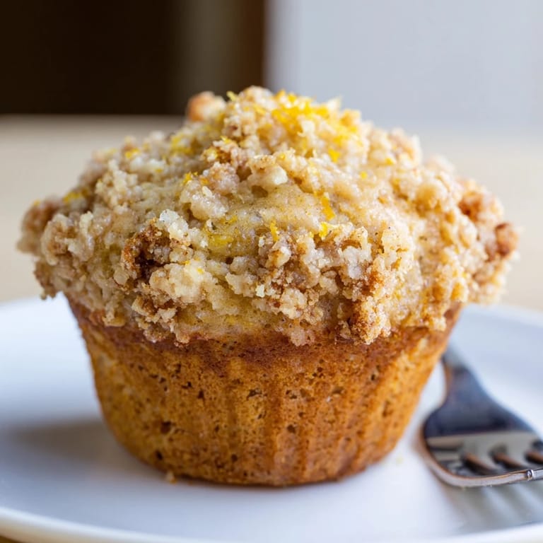 Golden-brown banana muffins with creamy ricotta and a burst of citrus flavor.