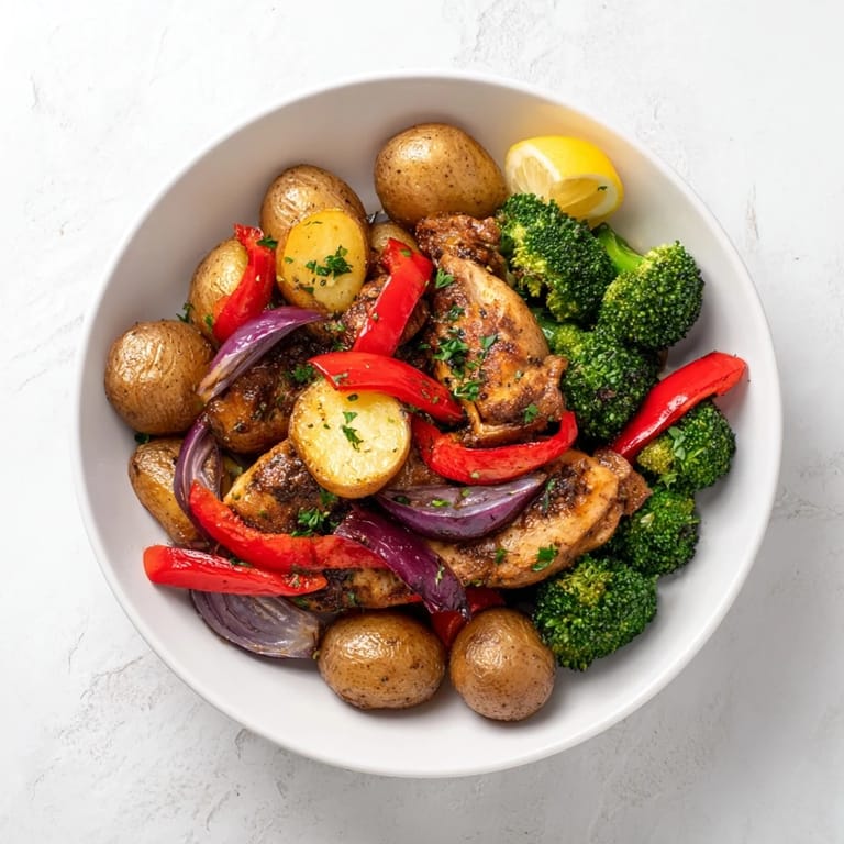 Quick and easy Lazy Gourmet Chicken & Vegetable One-Pot, perfect for busy weeknight dinners.