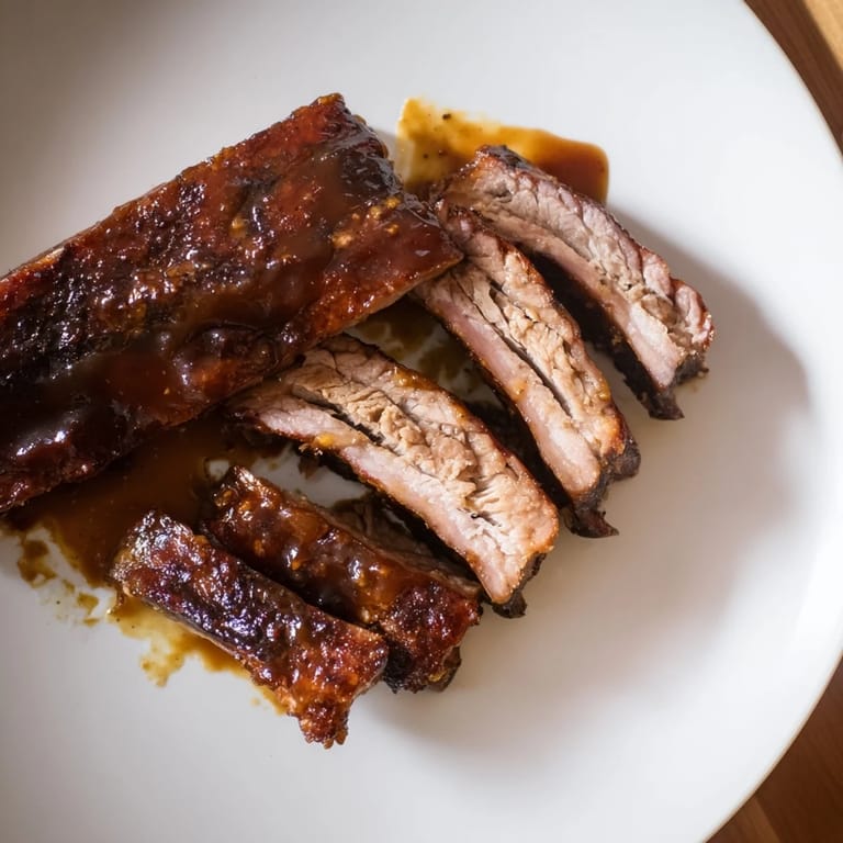 Mouthwatering honey mustard glazed baby back ribs, caramelized and served with extra sauce.