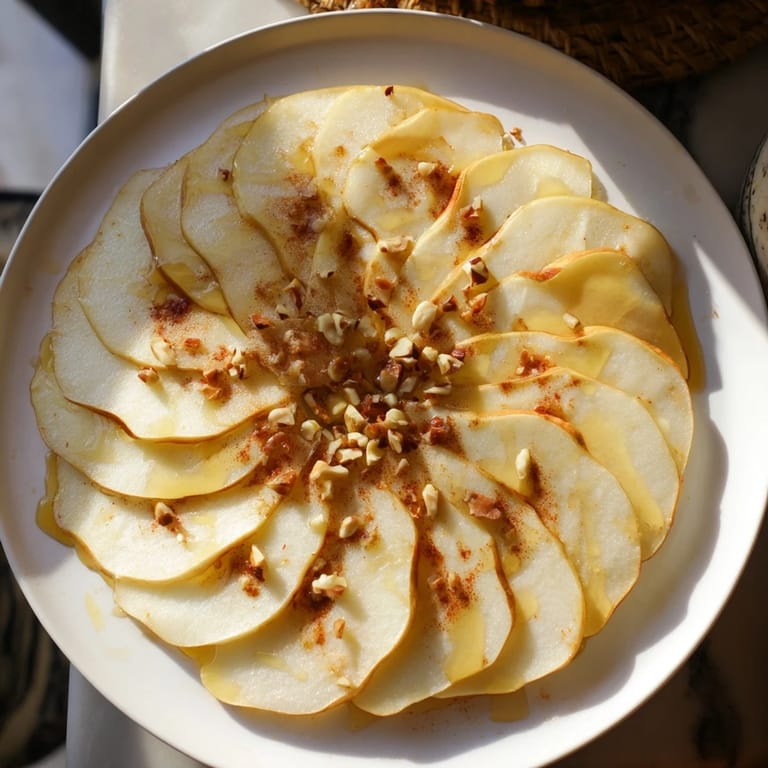 Enjoy these easy pear slices with honey; a light and refreshing dish with optional toppings.