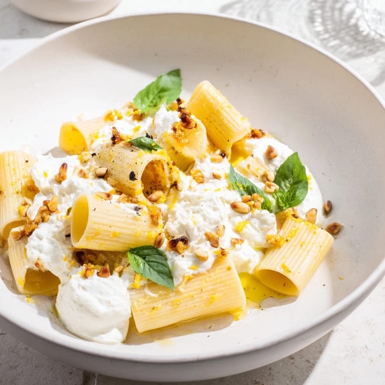 This delicious Pasta with Roasted Grapes combines sweet roasted grapes with a creamy ricotta sauce.