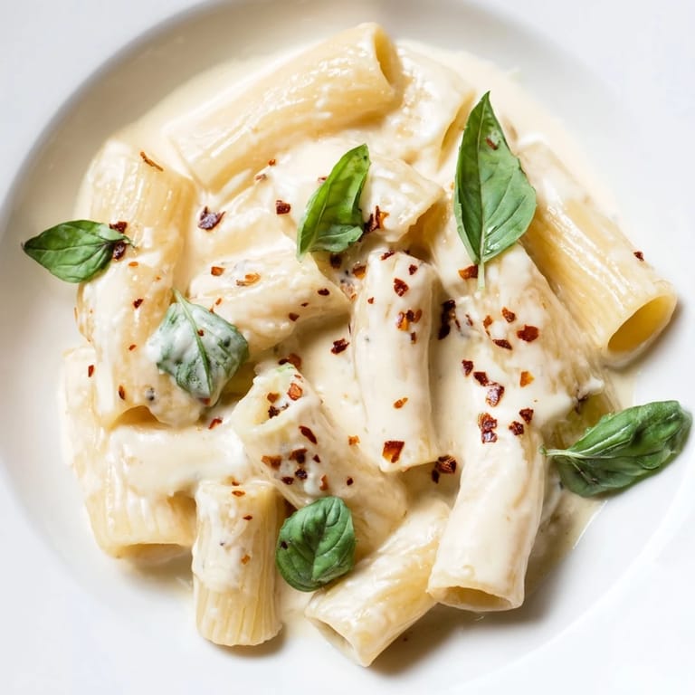 Enjoy a comforting plate of creamy cottage cheese pasta, a quick and satisfying vegetarian meal idea.