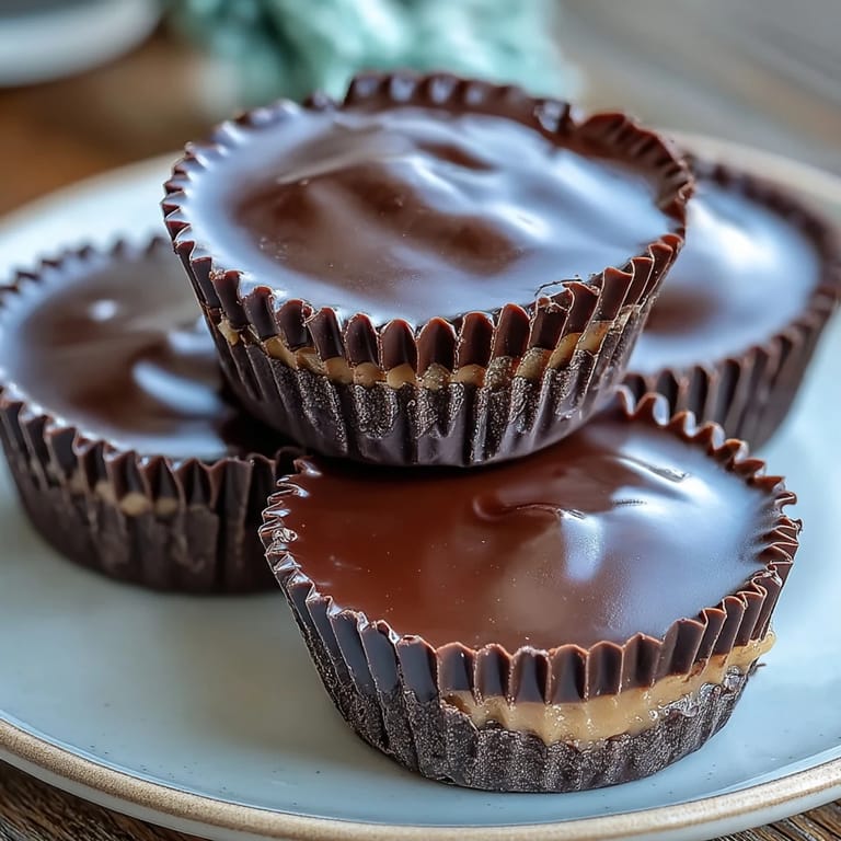 Creamy peanut butter cups layered with eggless chocolate chip cookie dough for the ultimate sweet treat.  