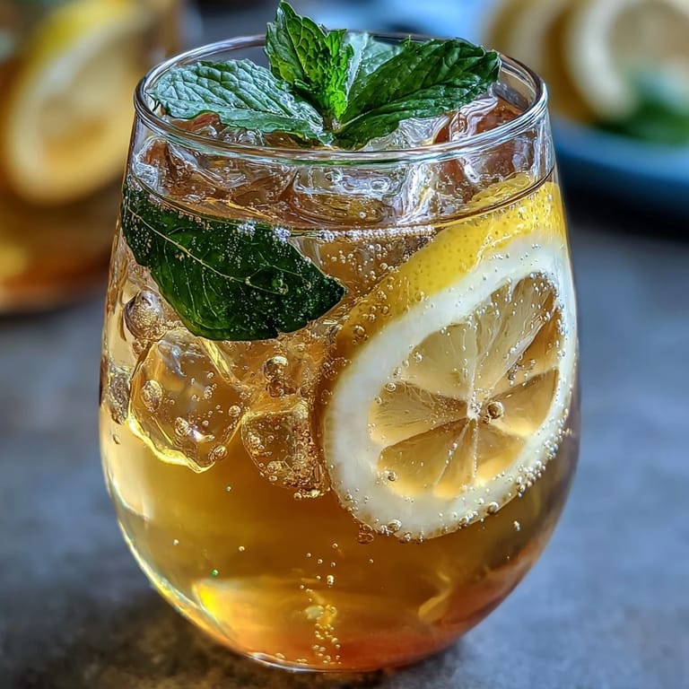 Refreshing non-alcoholic Limoncello Spritz Mocktail with sparkling water and zesty lemon syrup, perfect for summer gatherings.  