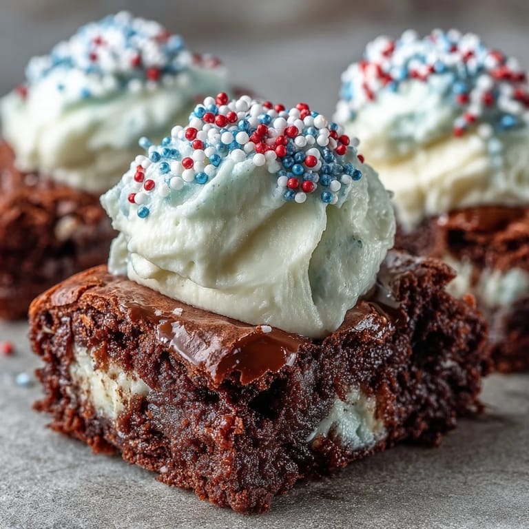 Mini brownie bites bursting with flavor, decorated with festive sprinkles and sparkler toppers for a holiday treat.