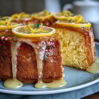 Limoncello Pound Cake with Lemon Glaze: a moist, zesty dessert with bright citrus flavor and sweet glaze drizzle.